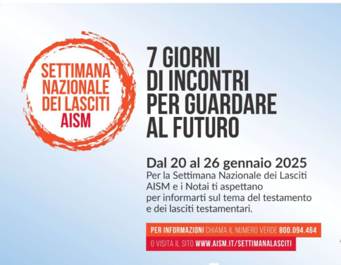 Torna la settimana dei Lasciti AISM. Iniziative a Fermo e Recanati 